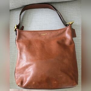 Coach Legacy Duffle 19889 Brown Hobo Shoulder Bag Purse Tote Leather Y2K Hangtag